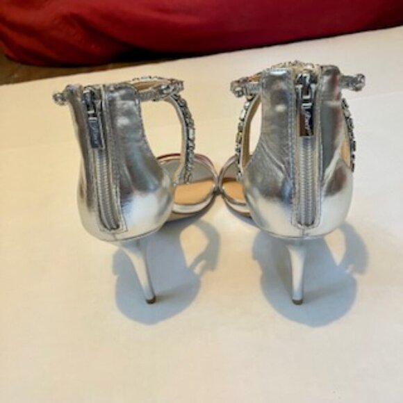 Jewel Badgley Mischka Celine Embellished Sandal by Size 7.5 - Picture 6 of 12